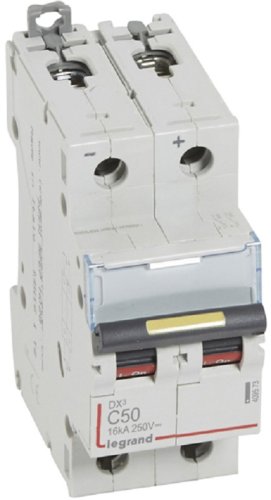 Выключатель автоматический Legrand DX3-E 10000 2п 50А C 16кА картинка